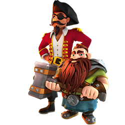 In the magical world of Fantasy Forge live many tribes, each with their own quests, skills and secrets. The pirates for example like to explore the secrets of the world and collect treasures found in chests.