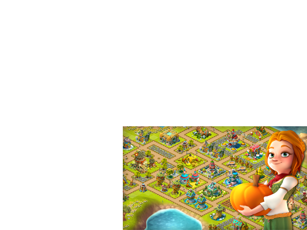 Expand your kingdom into an empire and discover cute tribes like the gnomes, pirates, elves, polars, dwarfs and villagers. Use your skills to produce goods and trade resources with your friends!