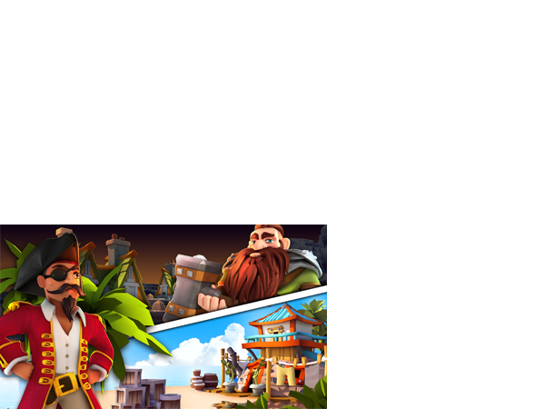 Start with a medieval town and build up your economy by constructing production buildings and produce resources. 